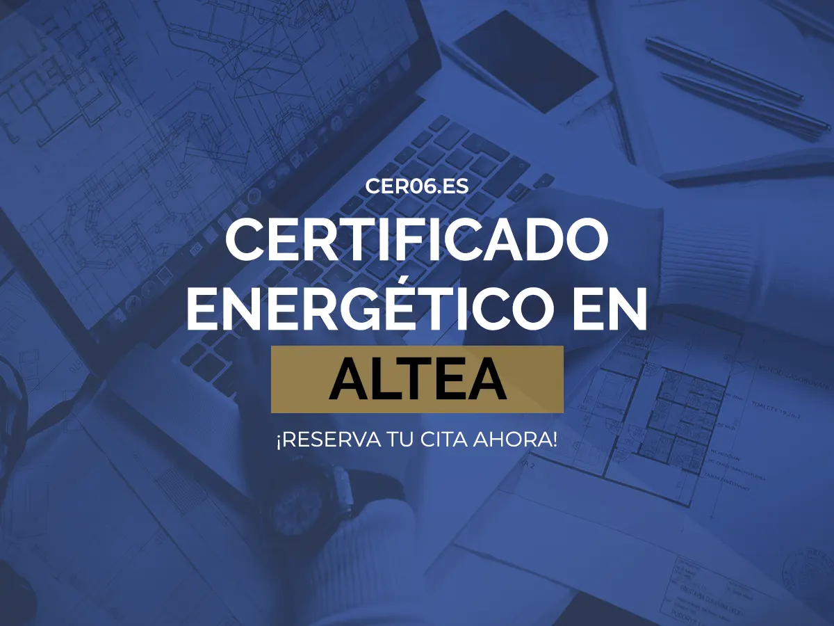 Certificado energético en Altea