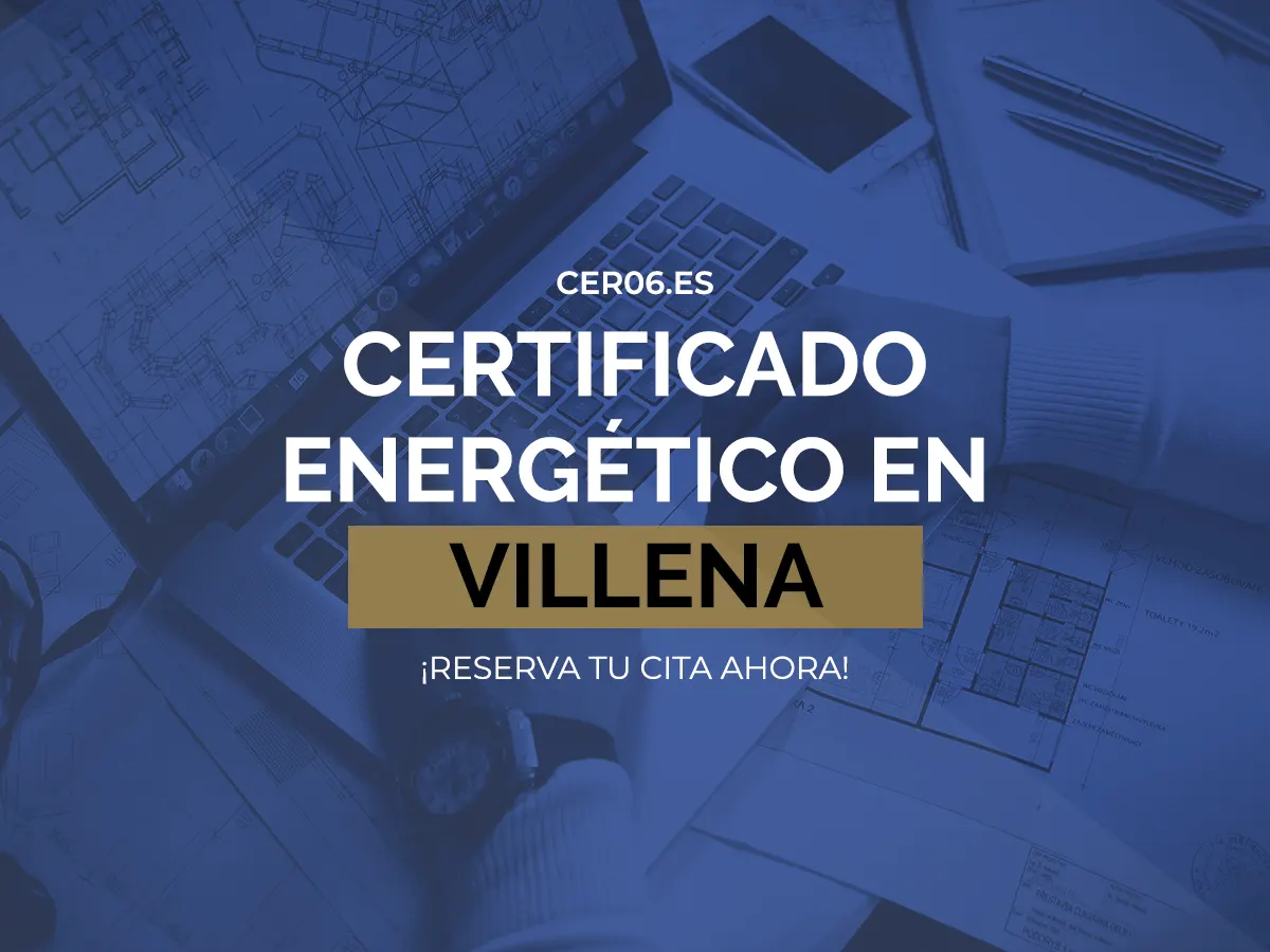Certificado energético en Villena