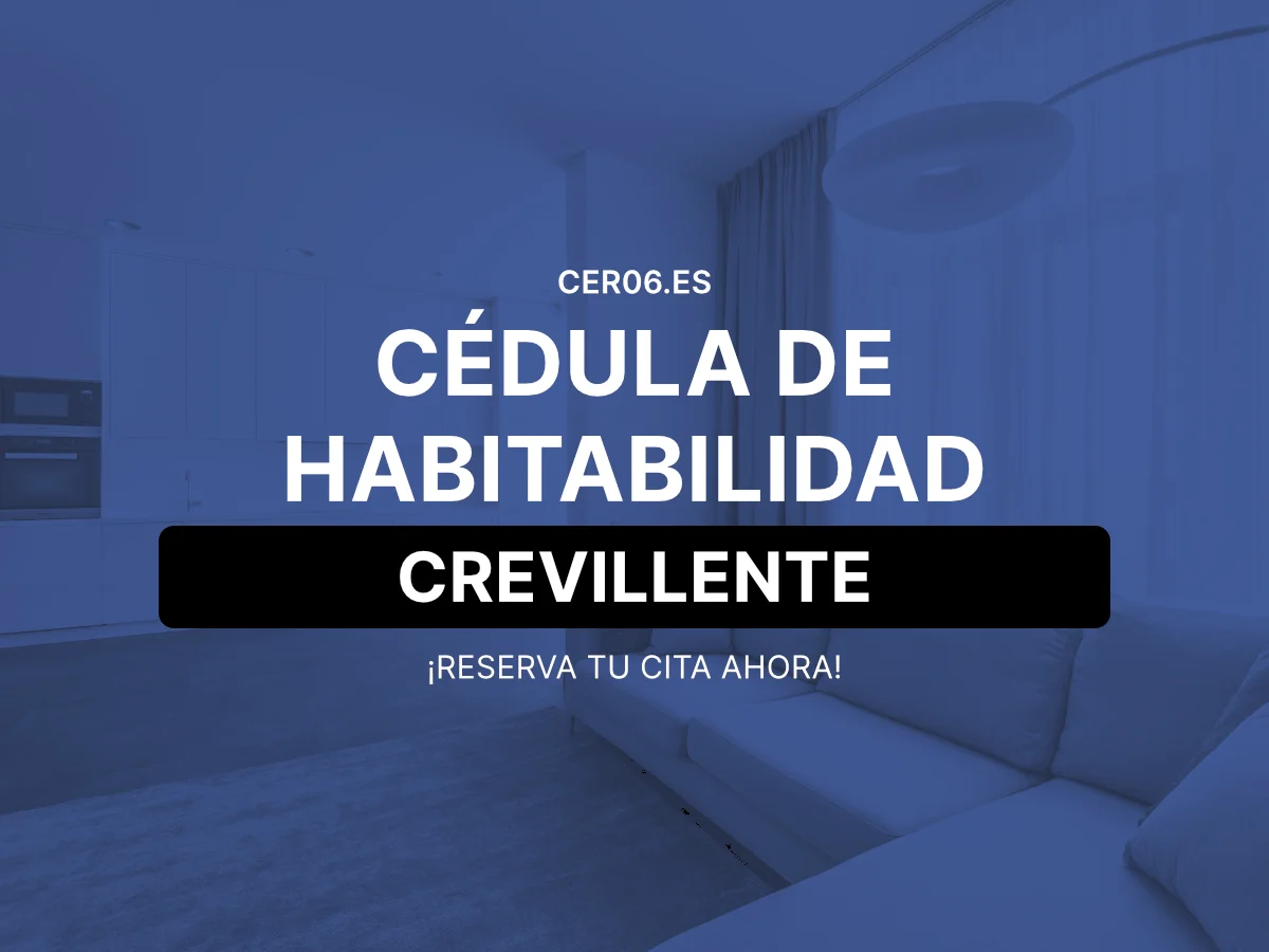 Cédula de habitabilidad en Crevillent