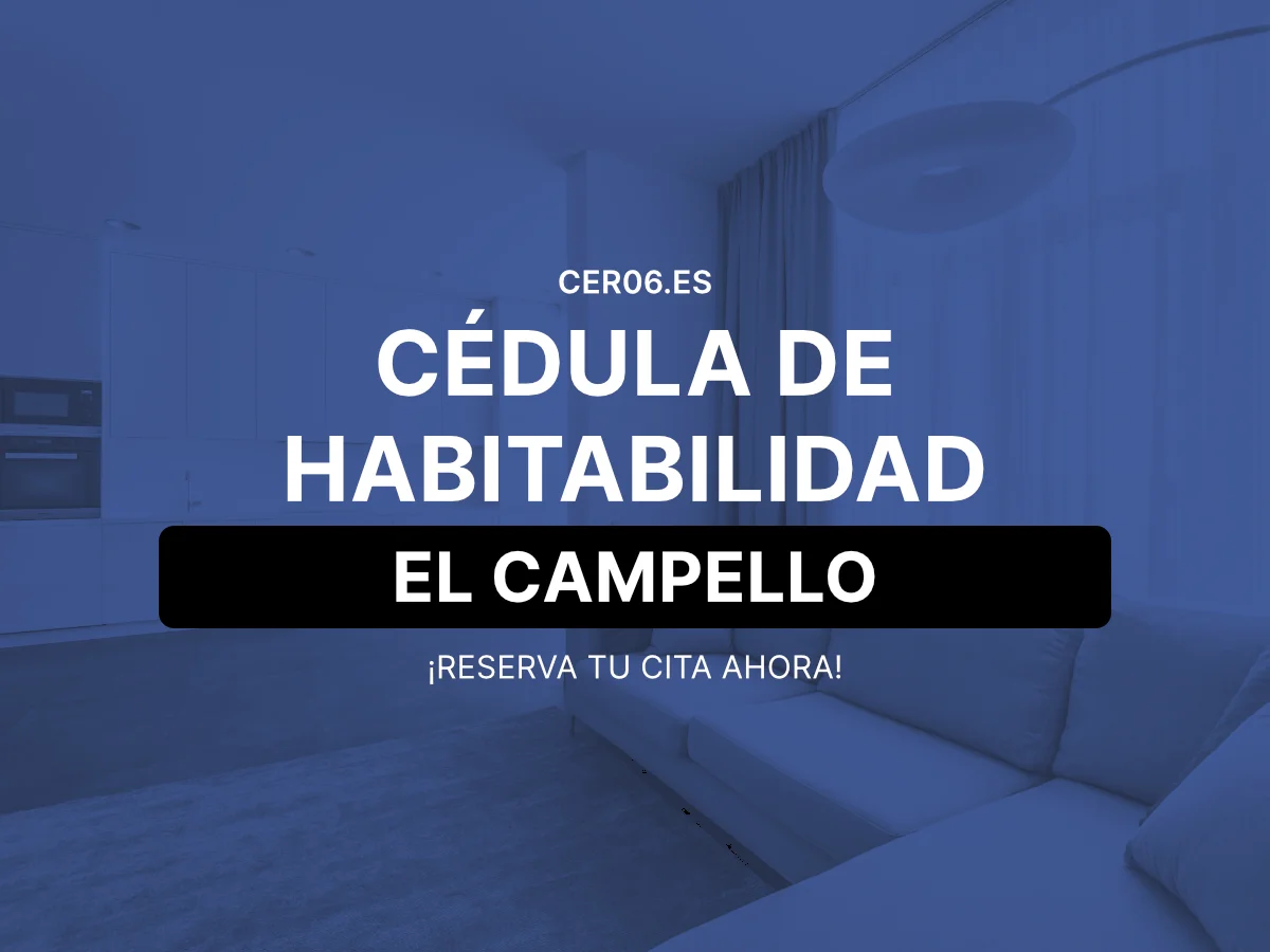 Cédula de habitabilidad en El Campello