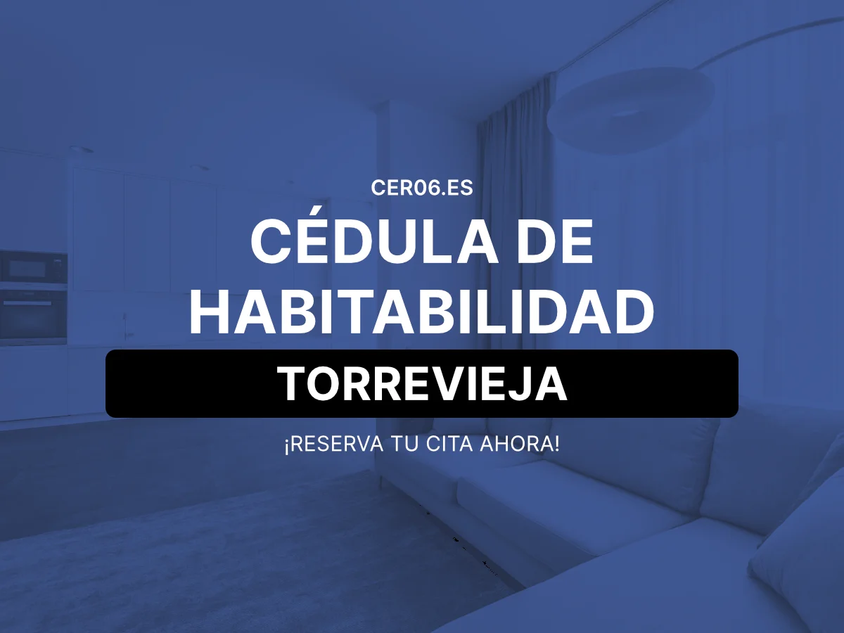 Cédula habitabilidad Torrevieja