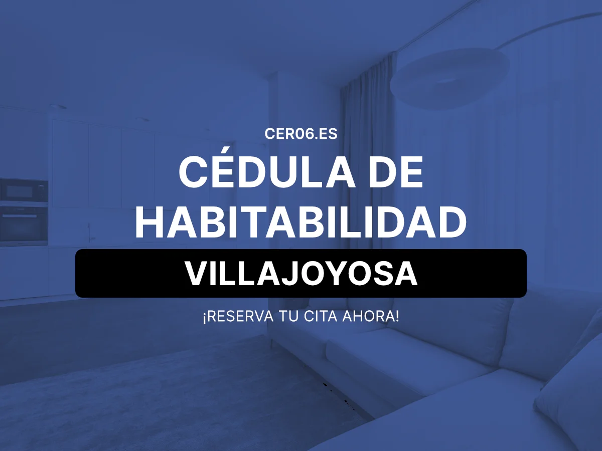Cédula de habitabilidad en Villajoyosa
