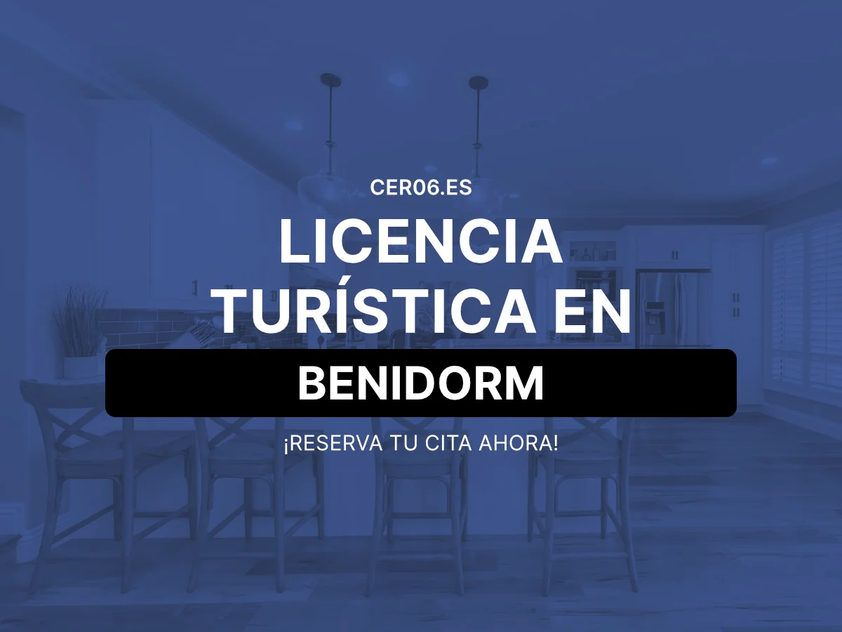 Licencia turística en Benidorm