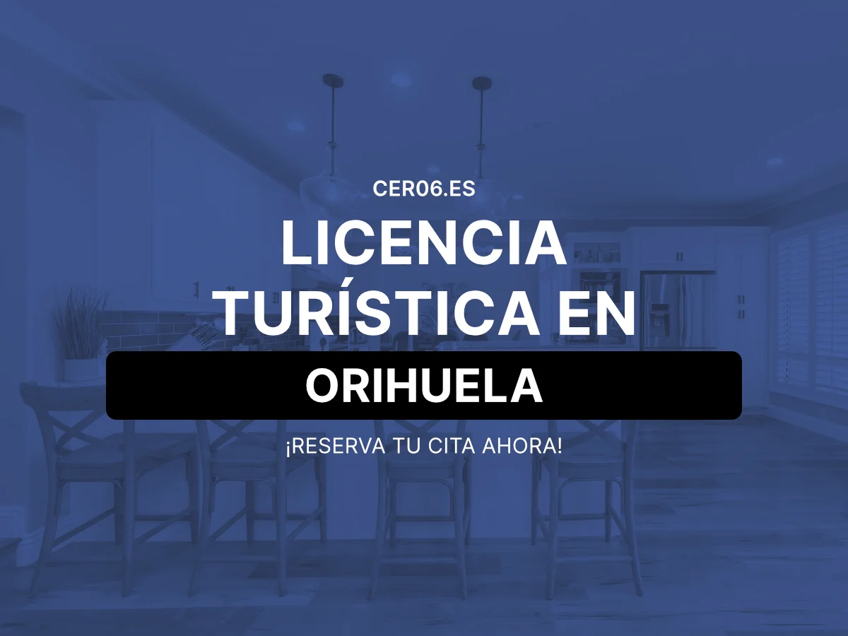 Licencia turística en Orihuela