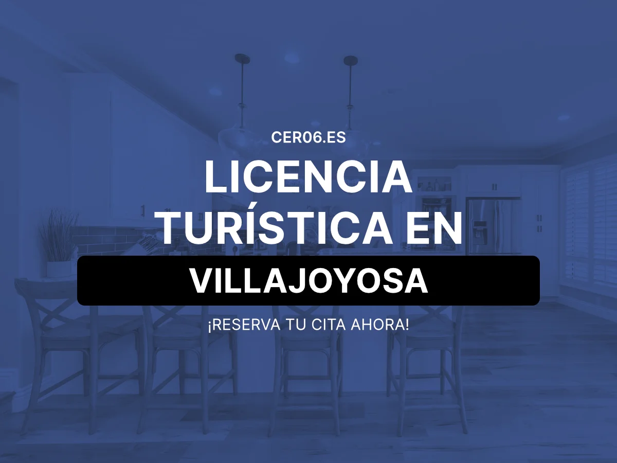 Licencia turística en Villajoyosa
